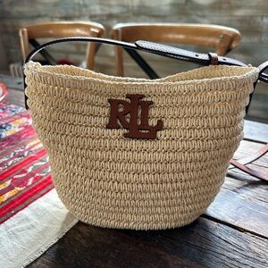Ralph Lauren straw bag